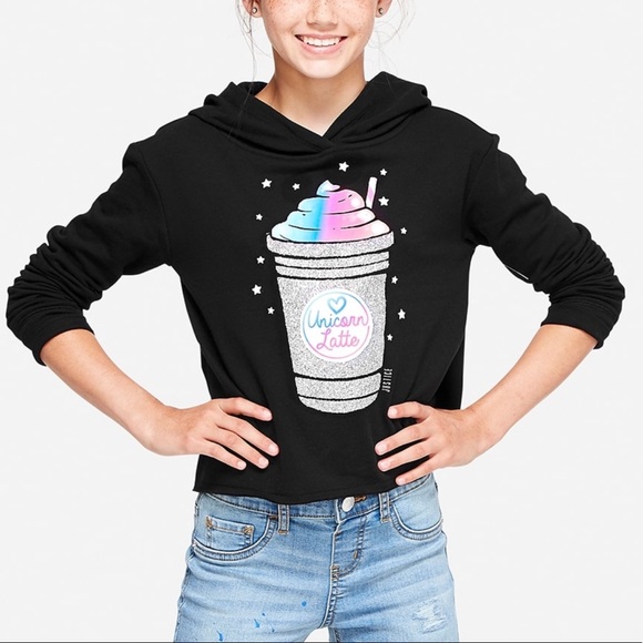 Justice unicorn hoodie Clearance